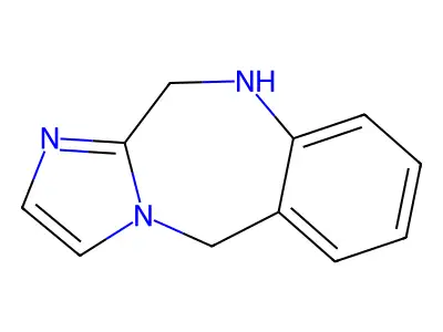 5H-Imidazo(2,1-c)(1,4)benzodiazepine, 10,11-dihydro- structure
