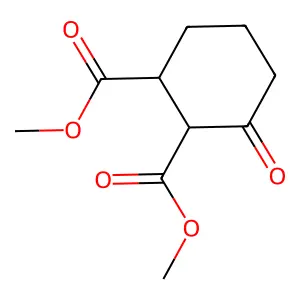 Dimethyl 3-oxocyclohexane-1,2-dicarboxylate structure