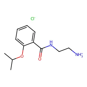 Benzamide, N-(2-aminoethyl)-o-isopropoxy-, hydrochloride structure