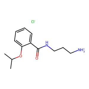 Benzamide, N-(3-aminopropyl)-o-isopropoxy-, hydrochloride structure