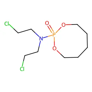 1,3,2-Dioxaphosphocane, 2-(bis(2-chloroethyl)amino)-, 2-oxide structure