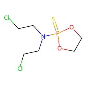 1,3,2-Dioxaphospholane, 2-(bis(2-chloroethyl)amino)-, 2-sulfide structure
