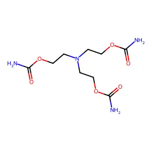 Ethanol, 2,2',2''-nitrilotri-, tricarbamate structure