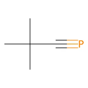 叔丁基磷杂乙炔 structure