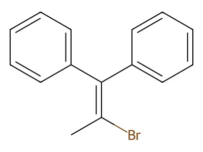 2-Bromo-1,1-diphenylpropene structure