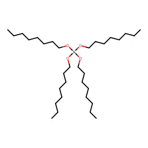 硅酸(H4SiO4)四辛酯 structure