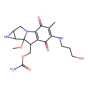 N(6)-3-Hydroxypropylmitomycin C structure
