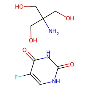 5-Fluorouracil tromethamine structure