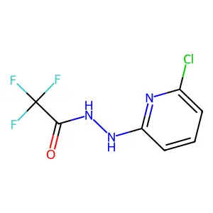 N'-(6-chloropyridin-2-yl)-2,2,2-trifluoroacetohydrazide structure