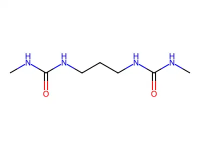 1-Methyl-3-[3-(methylcarbamoylamino)propyl]urea structure