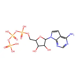 Ara-tubercidin 5'-triphosphate structure