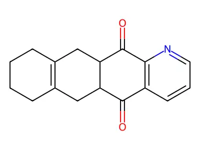 5a,6,7,8,9,10,11,11a-Octahydronaphtho[2,3-g]quinoline-5,12-dione structure