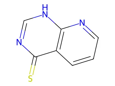 4-Mercaptopyrido[2,3-d]pyrimidine structure