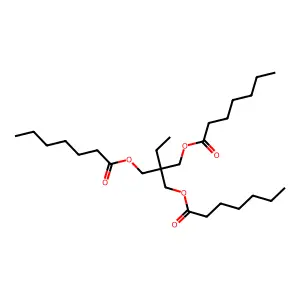 Trimethylolpropane triheptanoate structure