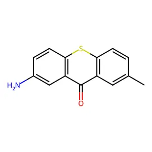 2-amino-7-methyl-9H-thioxanthen-9-one structure