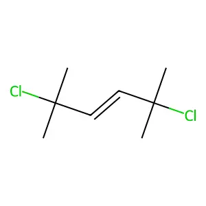 2,5-Dichloro-2,5-dimethyl-3-hexene structure