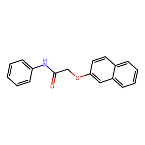 2-(2-naphthyloxy)-N-phenylacetamide structure