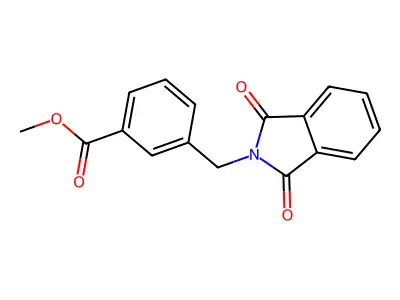 Methyl 3-[(1,3-dioxo-1,3-dihydro-2H-isoindol-2-yl)methyl]benzoate structure
