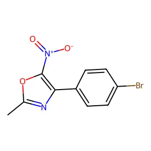 4-(4-Bromophenyl)-2-methyl-5-nitrooxazole structure
