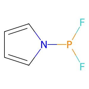Pyrrole, 1-difluorophosphino- structure