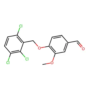 3-Methoxy-4-[(2,3,6-trichlorophenyl)methoxy]benzaldehyde structure