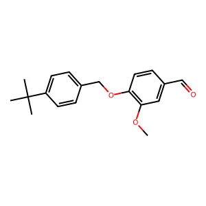 4-[(4-Tert-butylphenyl)methoxy]-3-methoxybenzaldehyde structure