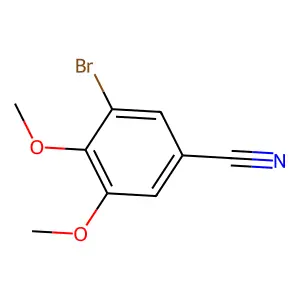 3-Bromo-4,5-dimethoxybenzonitrile structure