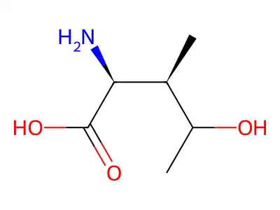 (4R)-4-hydroxy-L-isoleucine structure