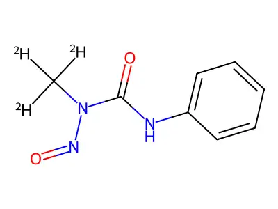 1-Nitroso-3-phenyl-1-(trideuteriomethyl)urea structure