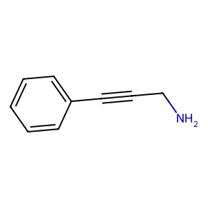 3-苯基丙炔胺 structure