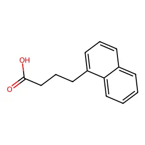 4-(1-萘基)丁酸 structure