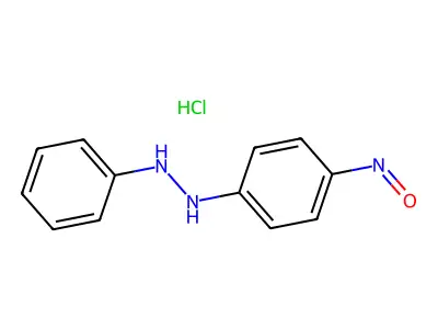 N-Hydroxy-4-(phenylazo)benzenamine monohydrochloride structure
