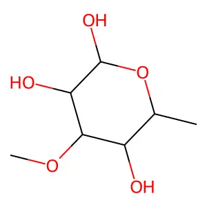alpha-L-Acofriose pyranose structure
