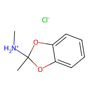 1,3-Benzodioxole, 2-methyl-2-(methylamino)-, hydrochloride structure