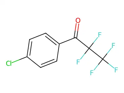 1-(4-Chlorophenyl)-2,2,3,3,3-pentafluoropropan-1-one structure