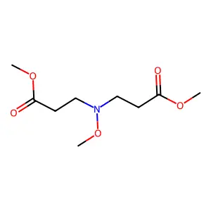 Methoxy-bis(2-methoxycarbonyl-ethyl)-amine structure