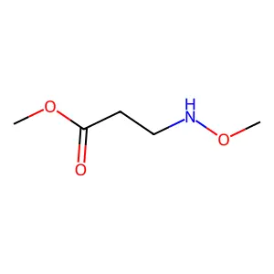 Methyl 3-(methoxyamino)propanoate structure
