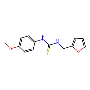 1-(Furan-2-ylmethyl)-3-(4-methoxyphenyl)thiourea structure