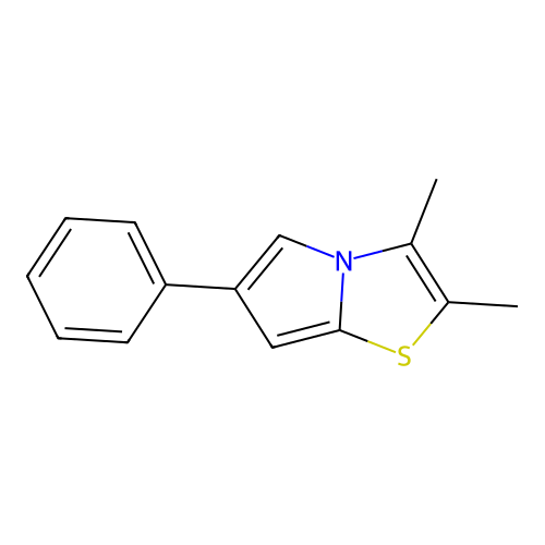 2,3-Dimethyl-6-phenylpyrrolo[2,1-b][1,3]thiazole structure