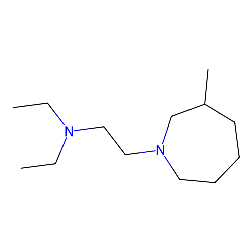 N,N-diethyl-2-(3-methylazepan-1-yl)ethanamine structure