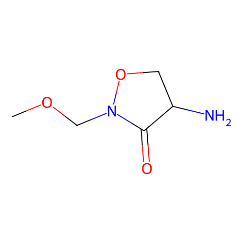 4-Amino-2-(methoxymethyl)isoxazolidin-3-one structure