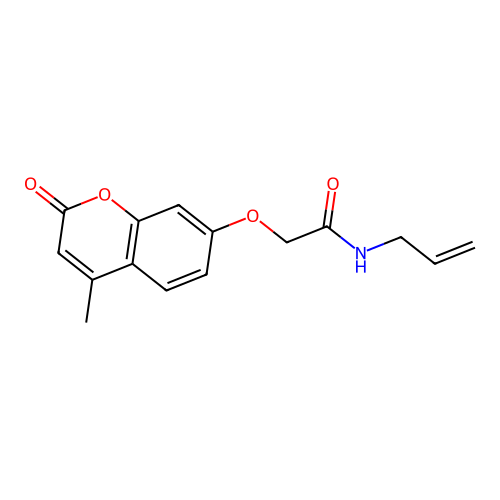 N-allyl-2-((4-methyl-2-oxo-2H-chromen-7-yl)oxy)acetamide structure