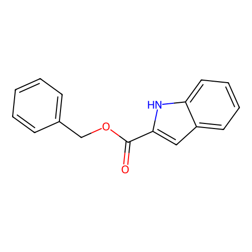 benzyl 1H-indole-2-carboxylate structure