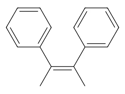 cis-2,3-Diphenyl-2-butene structure