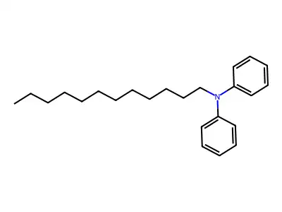 Benzenamine, N-dodecyl-N-phenyl- structure