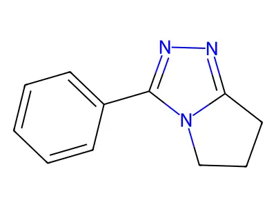5H-Pyrrolo(2,1-c)-1,2,4-triazole, 6,7-dihydro-3-phenyl- structure