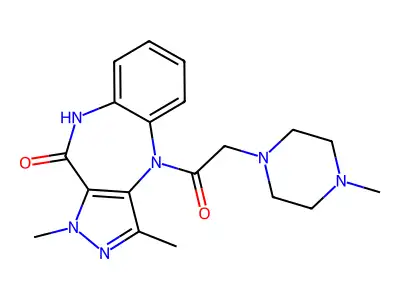 Zolenzepine structure