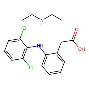 双氯芬酸二乙胺 structure