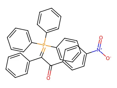 1-(4-Nitrophenyl)-2-phenyl-2-(triphenylphosphoranylidene)ethanone structure