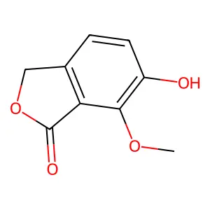6-Hydroxy-7-methoxyphthalide structure
